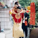 龙凤褂,褂皇,褂后,中式嫁衣,手工刺绣,小褂皇,中式裙褂,备婚,广州喜悦龙凤褂