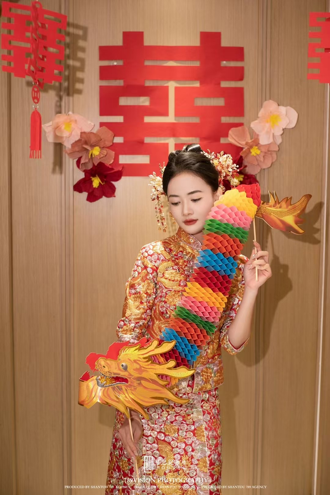 龙凤褂租赁黑幕！三招辨真假手工